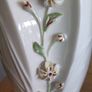 2 Irish Parian Primrose Vase Flowered Image 2