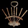 Vintage Set 6 Fruit/Cheese Cutters With Stand Image 2