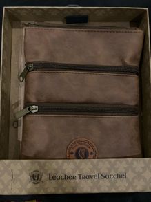 Irish Heritage Leather Travel Satchel