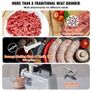 Electric Meat Grinder, 5 Lb/Min Capacity, 575W 800W MAX) Industrial Meat Mincer with Blade, Grinding Plate, Sausage Stuffing Blade and 3 Tubes, Aluminum Commercial Meat Grinder Image 5