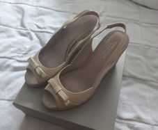Carvela Cream Wedges