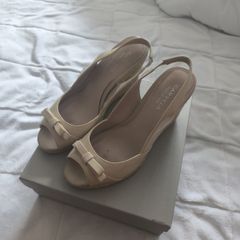 Carvela Cream Wedges