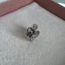 Pandora sitting pixie charm with 14k yellow gold heart  very good condition hallmarked Image 6