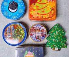 Christmas Tin Boxes Collection