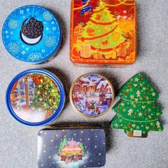 Christmas Tin Boxes Collection