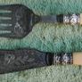 Antique - Silver Plated Edwardian  Fish Serving Set - Silver Plated Edwardian Table Flatware Set Image 2