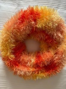 Scarf - Hand Knitted Fluffy Scarf