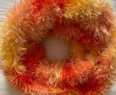 Scarf - Hand Knitted Fluffy Scarf