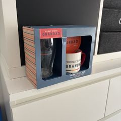 worlds best grandad mug set