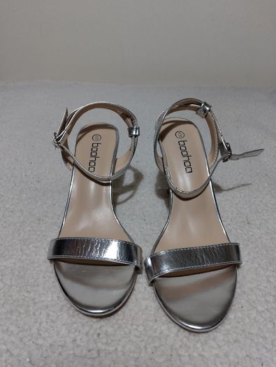 Boohoo Silver Occasion Shoes