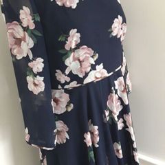 Stunning Hobbs Norah Midnight Blush Dress 12