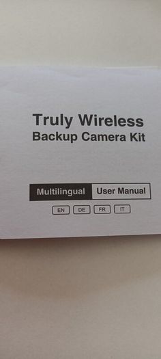 Car Reverse Camera- wireless