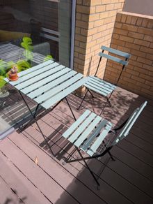 Ikea Tarno mint green Garden Set - Refurbished