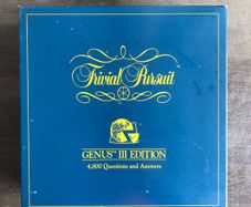 Trivial Pursuit Genius IIII Edition Board Game