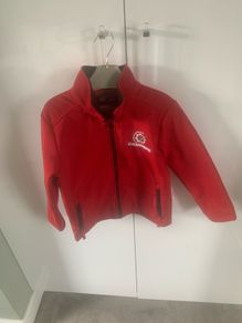Grassmen Boys Age 7 Red Coat - As New