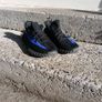 Black and blue Yeezy's Image 2