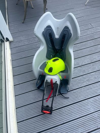 Kids Bike Seat and helmet