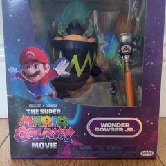 Super Mario Wonder Bowser Jr Paint Brush 13cm Figure NEW IN BOX