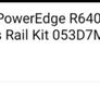 Dell PowerEdge R640 R440 R6415 1U Static Ready Rails Rail Kit 053D7M Image 5