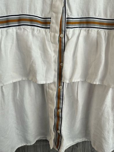 Zara Blouse - Medium - 100% Linen