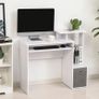 Computer Desk with Sliding Keyboard Tray Storage Drawer Shelf Home Office Workstation (FREE POSTAGE) Image 8