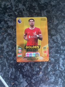 Dominik Szoboslai Golden Baller Card from the 2024 Plus Panini Season
