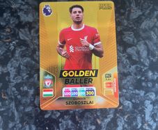 Dominik Szoboslai Golden Baller Card from the 2024 Plus Panini Season
