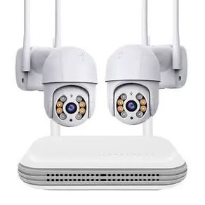 Wireless CCTV System WiFi Camera Kit 6MP IP Cameras With Dual Lens Security Audio 8CH NVR Video Surveillance Set ICse