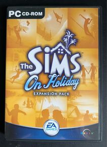 Sims - On Holiday. PC CD ROM Video Game.