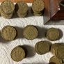 Old brass coins Image 6