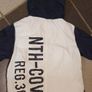 Age: 1.5 / 2 Years - A Lovely Navy n White Hooded Jacket - Zip Closing Image 6