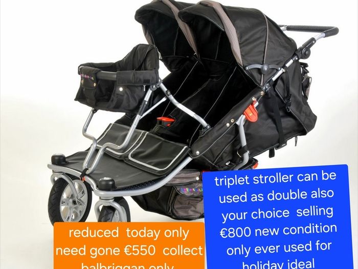 triplets stroller