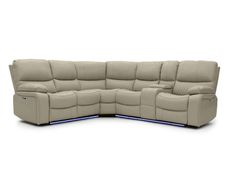 Rita Manual Leather Recliner Sofa