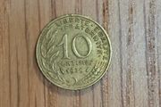 France 10 Centimes Coin