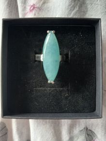 Blue stone ring