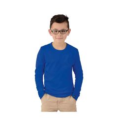Boys Longsleeve T-Shirt, Navy Blue