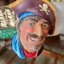 Early Vintage Legend Products Bossons Style Hand Painted Chalkware Wall Mount Bust Image 10