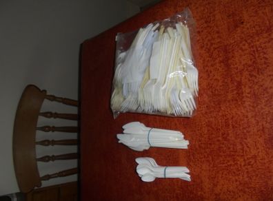 Selection of Plastic Cutlery for Sale