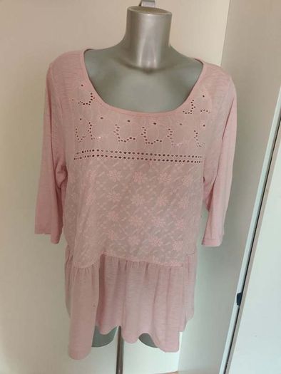 George pink salmon top size UK20 EU48 Postage included