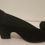 Cefalu Ladies Brumabe Black Suede Leather Shoe UK2 EU35 New With Box CAN POST Image 9