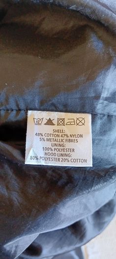 Black Parka Style Jacket with Hood