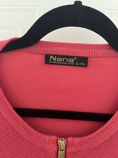 Top with zipper XL/XXL