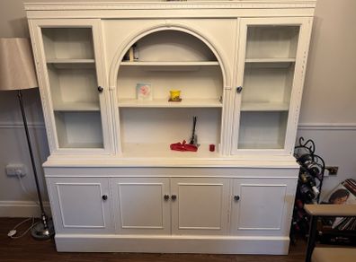 Rossmore mahogany cabinet painted white