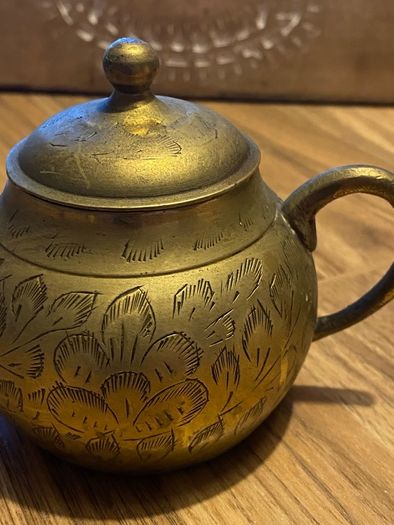 Selection Hand carved Brass items.
