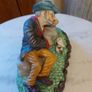 Figurine  man and his dog. Image 6