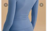 New Adanola sky blue long sleeve top