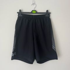 Under Armour HeatGear Black Sports Shorts - Mens Small - Loose Fit