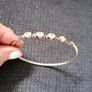 Stg Silver Cubic Zirconia Bangle Image 7