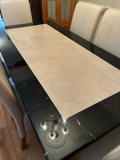 Marble table and chairs