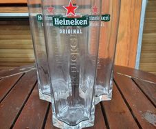 Brand new Heineken pints glasses 1 box left